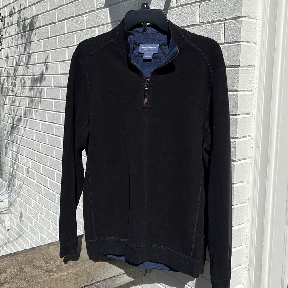 Men’s Tommy Bahama reversible quarter-zip pullover